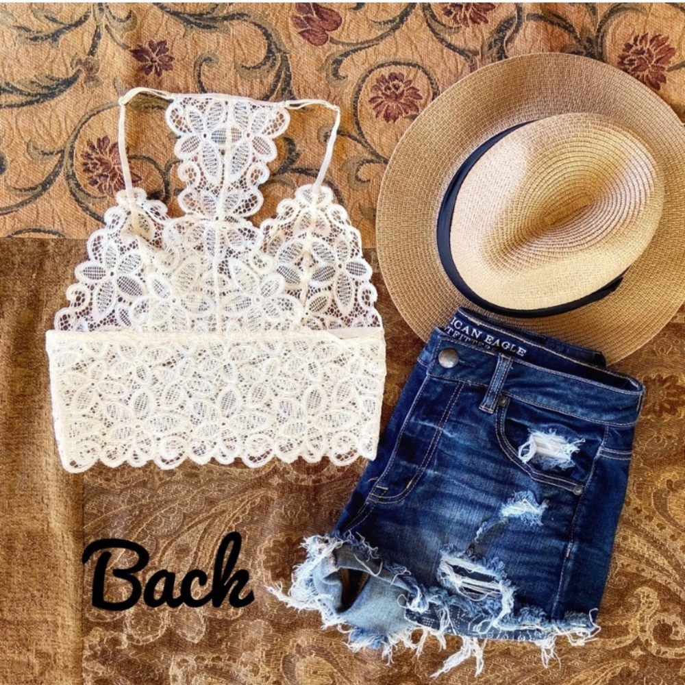 ⭐️ All Lace Boho Bralette - Beautiful (Size Large) - Picture 7 of 10